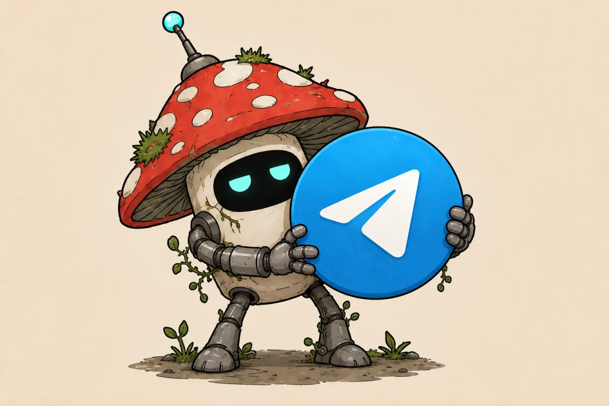 Telegram announcement graphic